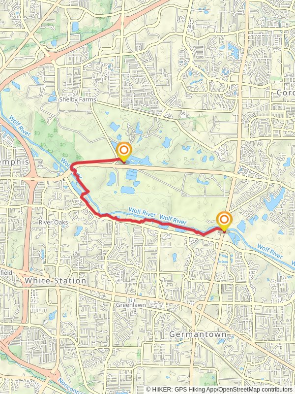 Wolf River Trail and Wolf River Greenway - Hyde Lake