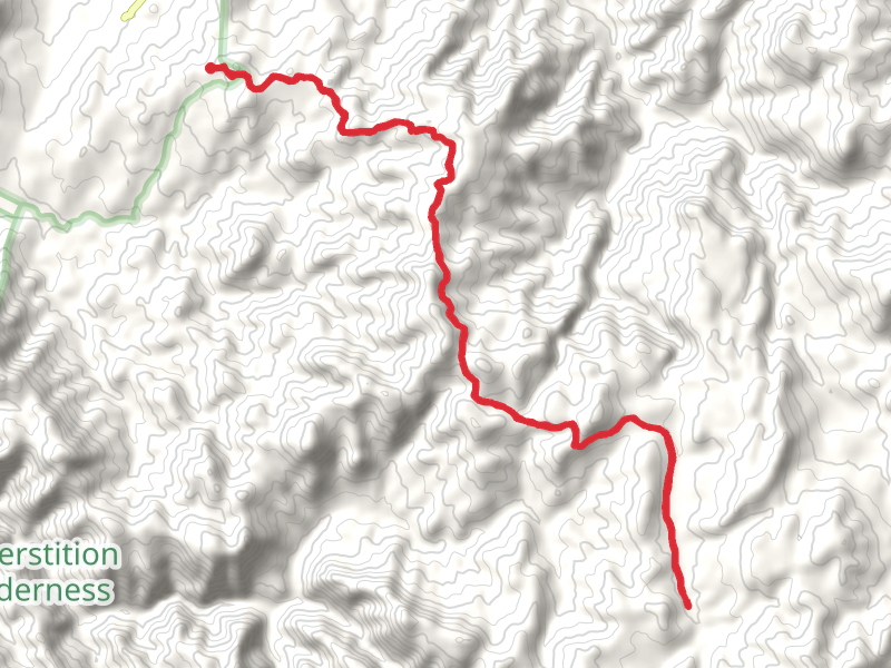 Reavis Ranch Trail and Plow Saddle