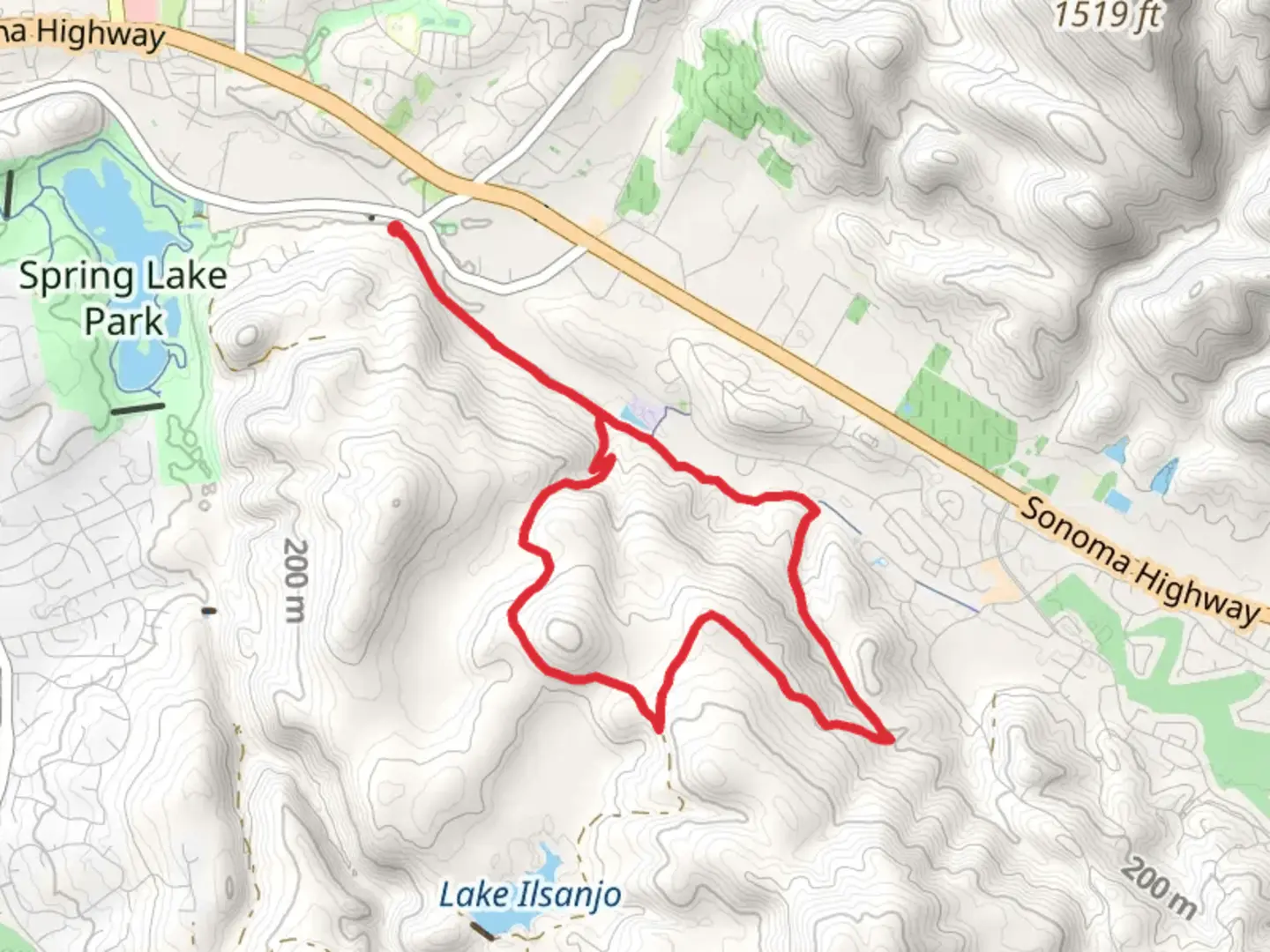 An image depicting the trail North Burma -Channel Loop Trail and its surrounding area.