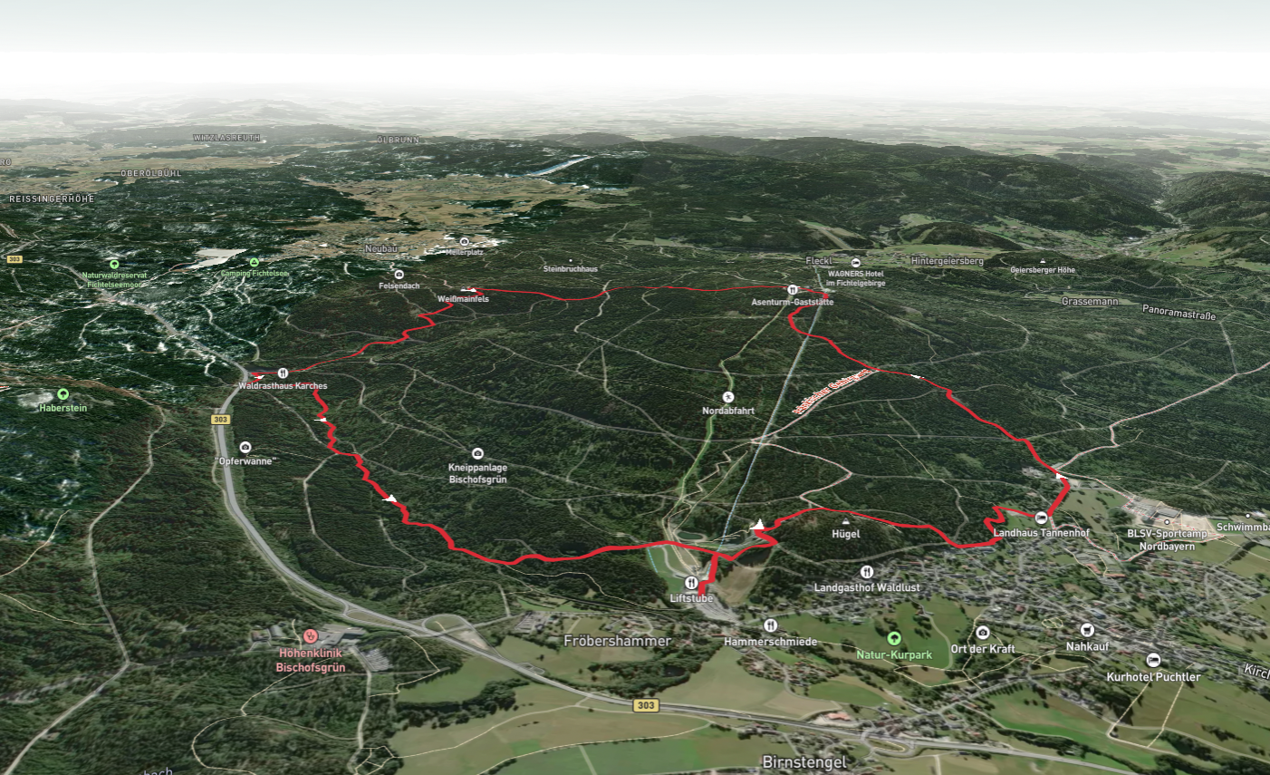 Schneeloch, Weissmainfels and Karchessee via Mittelweg