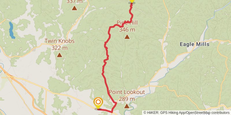 Buckeye Trail stage 60 Map