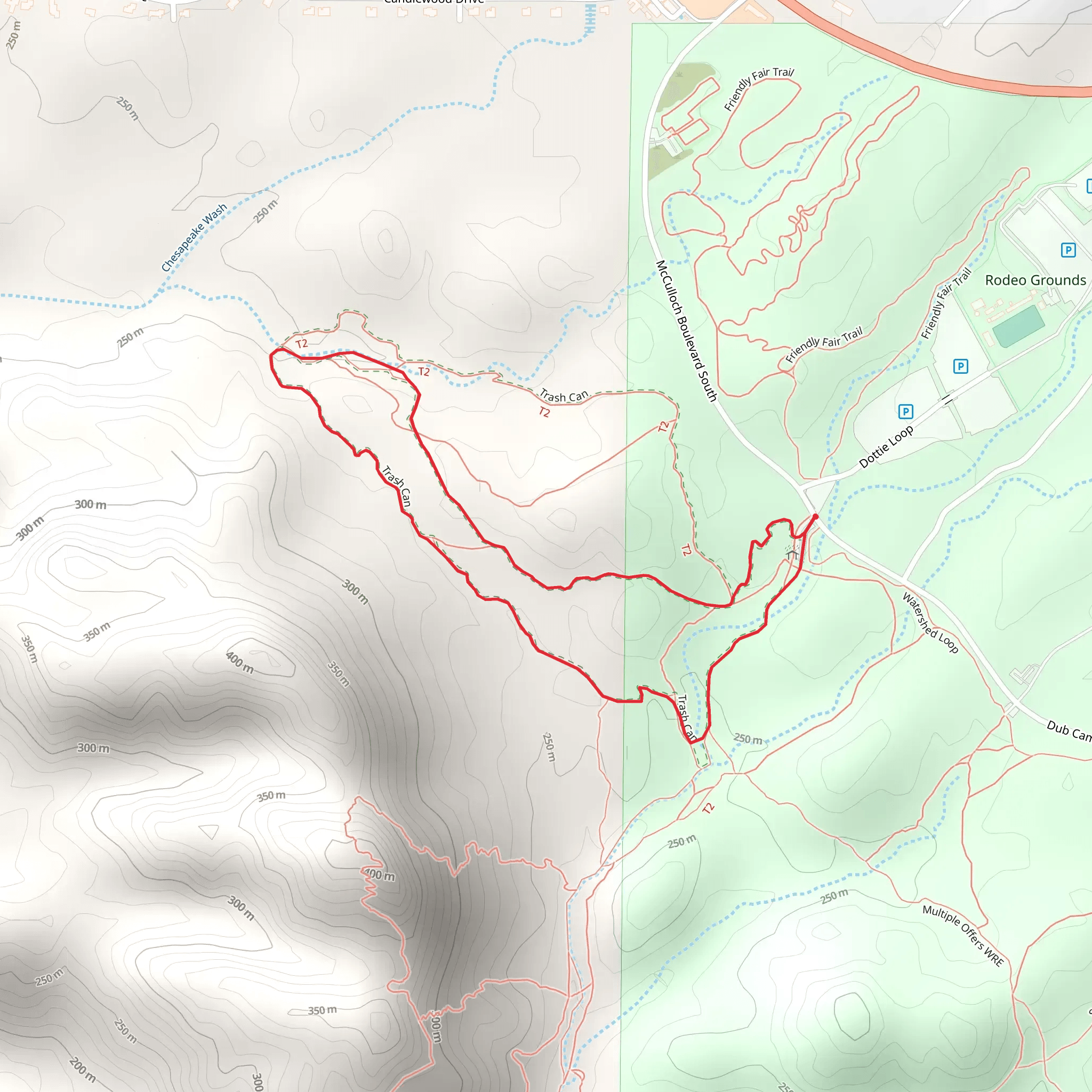 Trash Can Loop mobile static map