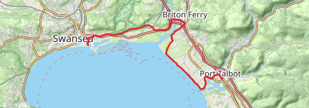 Wales Coast Path stage 66 Map