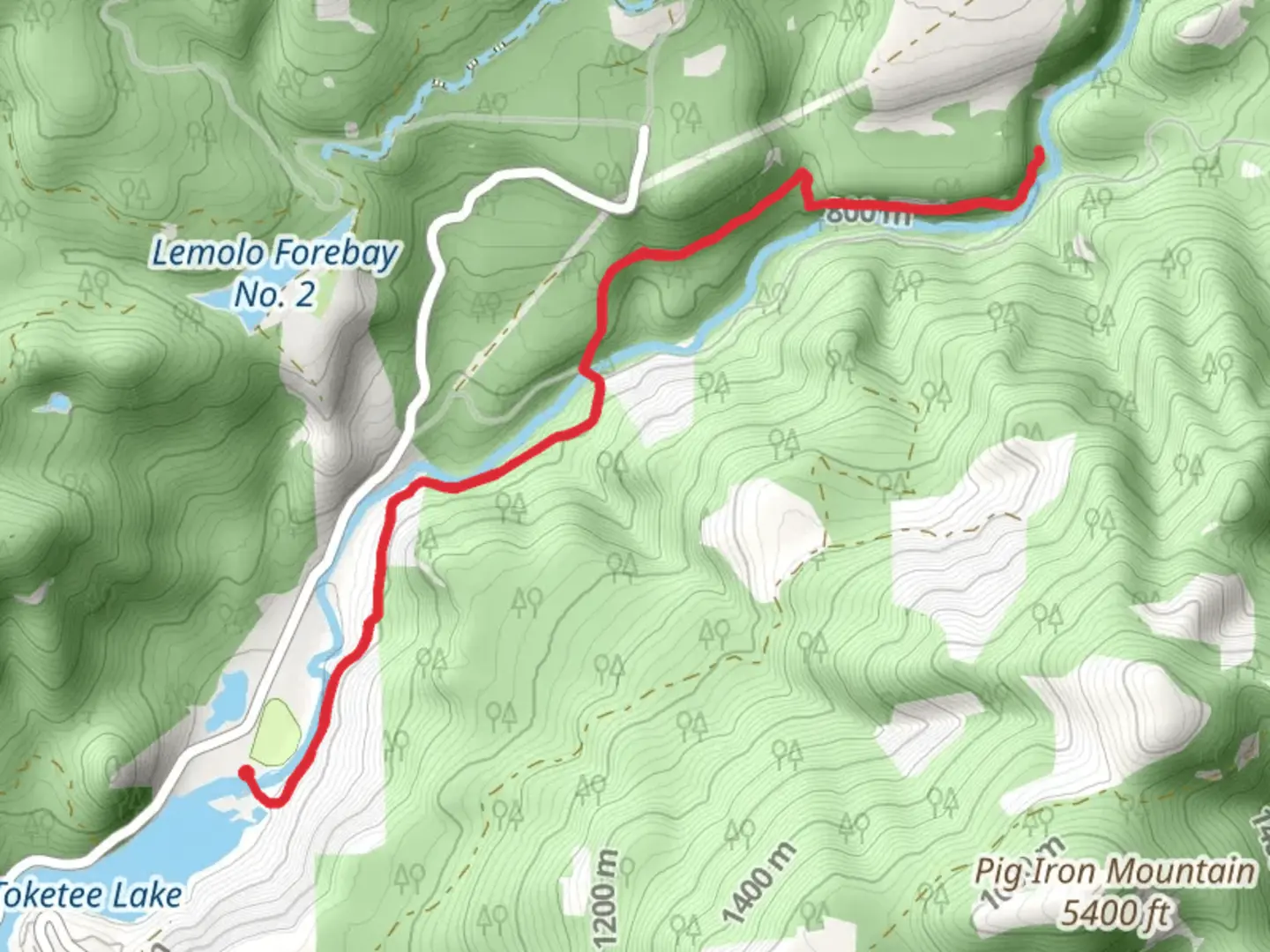 An image depicting the trail North Umpqua Trail - Hot Springs and its surrounding area.