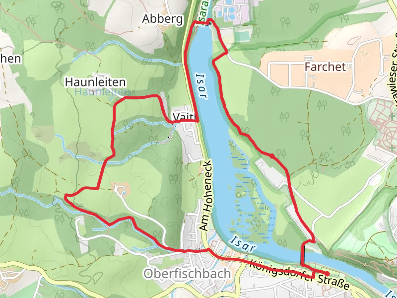 Isar Stausee Tolz and Vaitl Loop