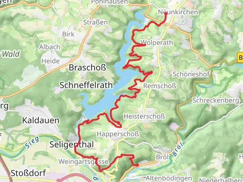 Neunkirchenseelscheid to Broldamm Walk via Wahnbachtalsoerre