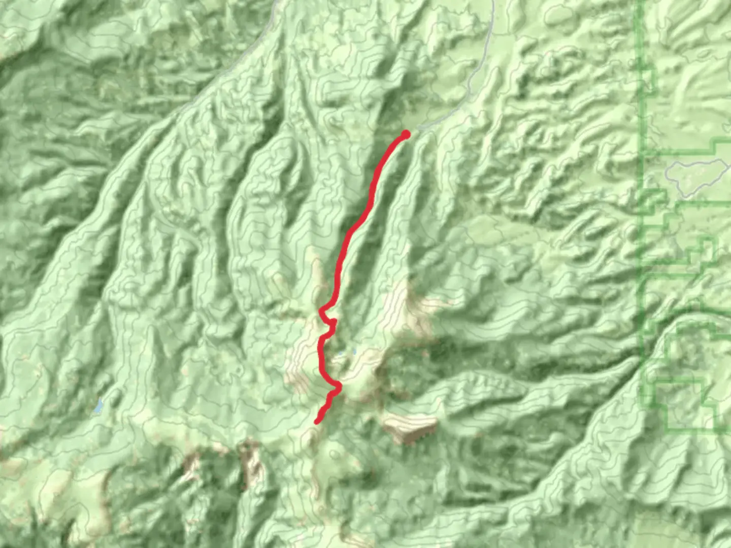 An image depicting the trail West Frisco Trail and its surrounding area.