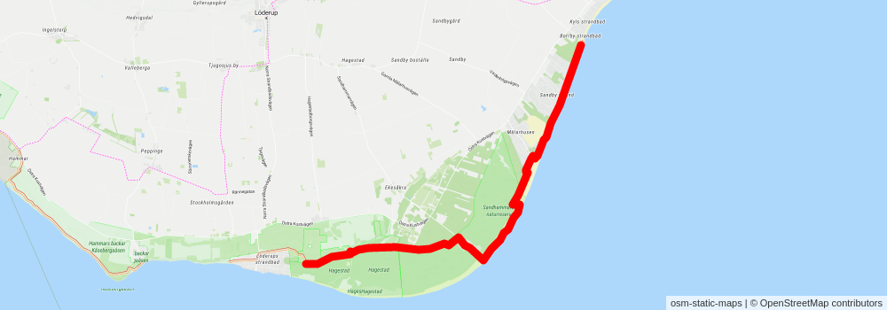 Skåneleden 4 stage 2 Map