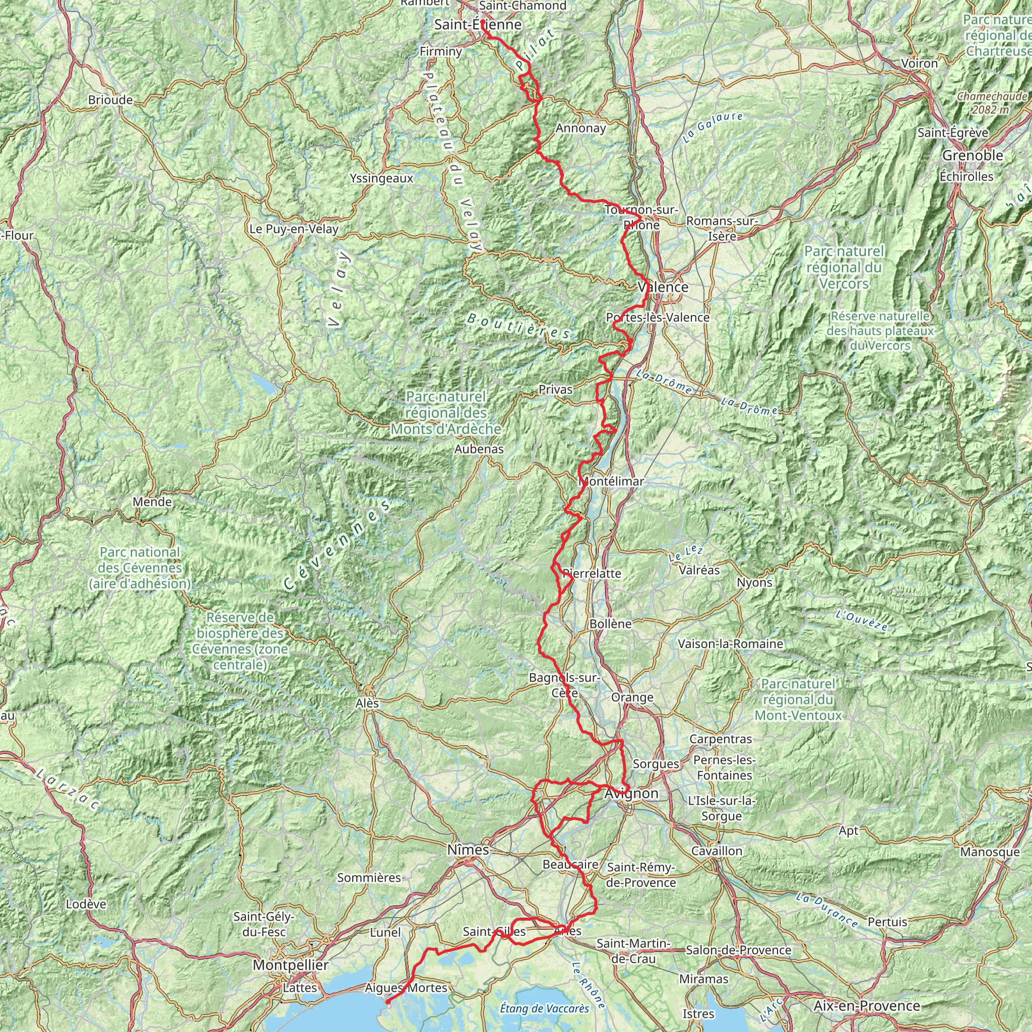 GR 42 mobile static map
