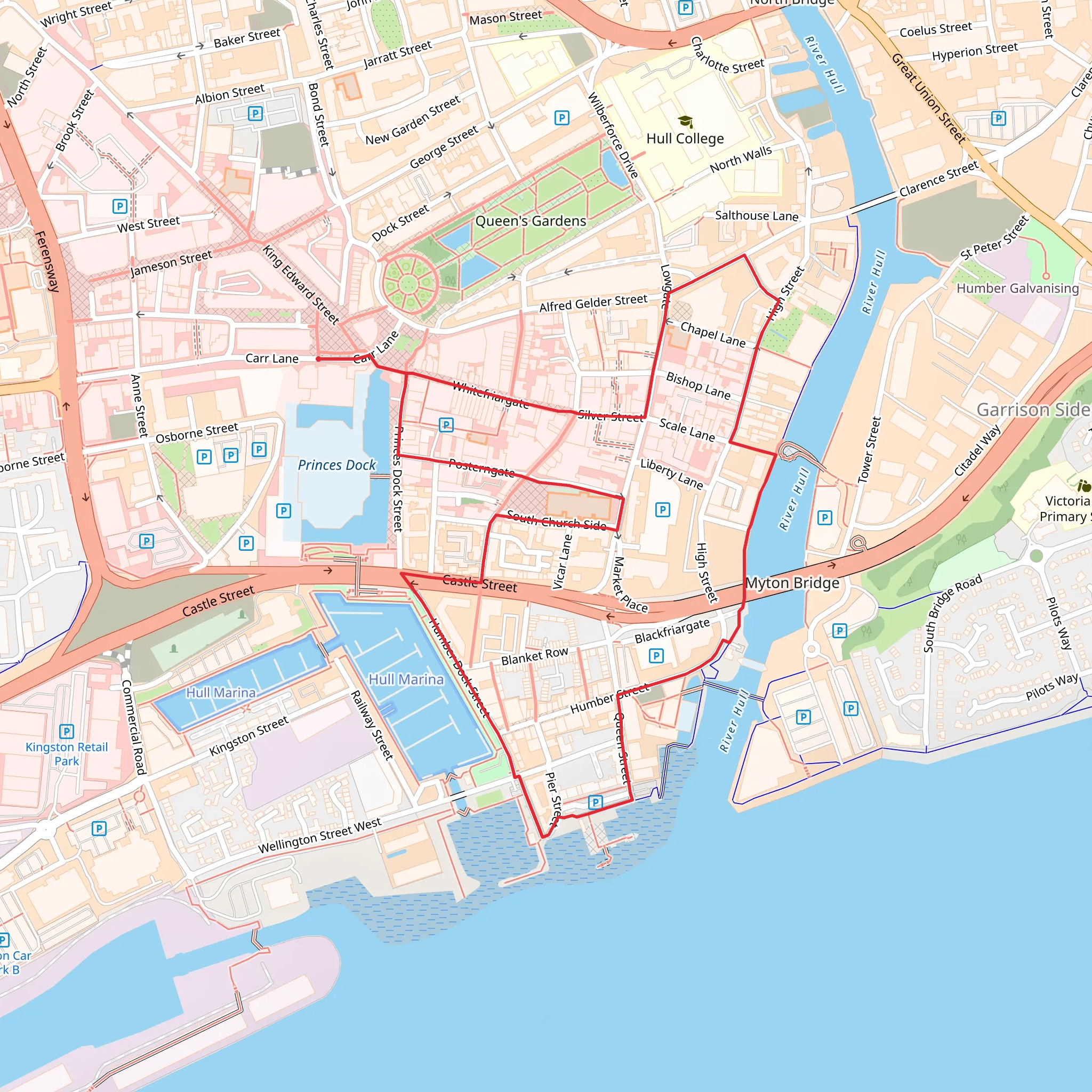 Hull Fish Loop Trail - Hull mobile static map