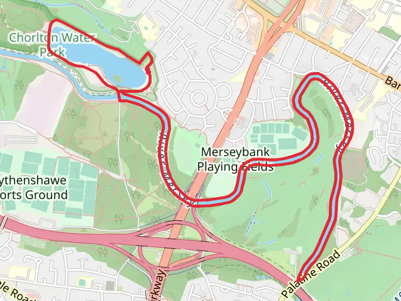Charlton Water Park and River Mersey Loop