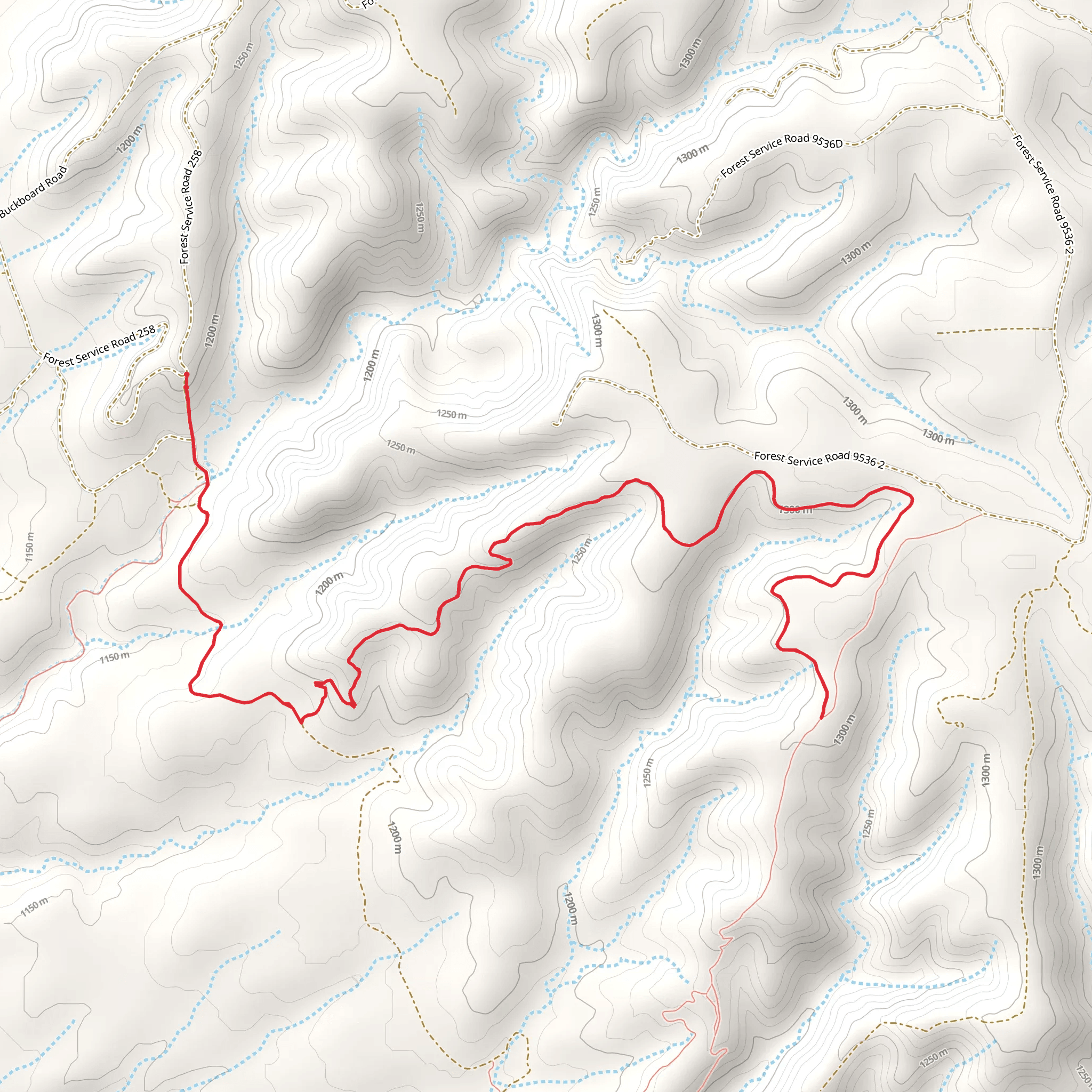 Rusty Bucket Trail mobile static map