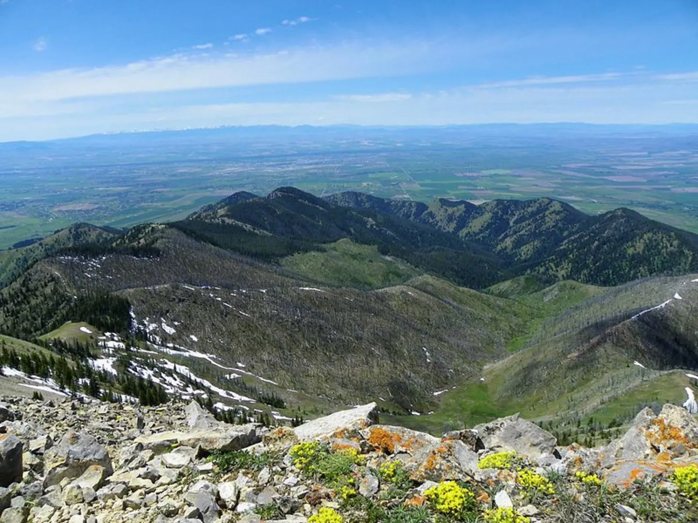An image depicting the trail Sypes Canyon Trail and its surrounding area.