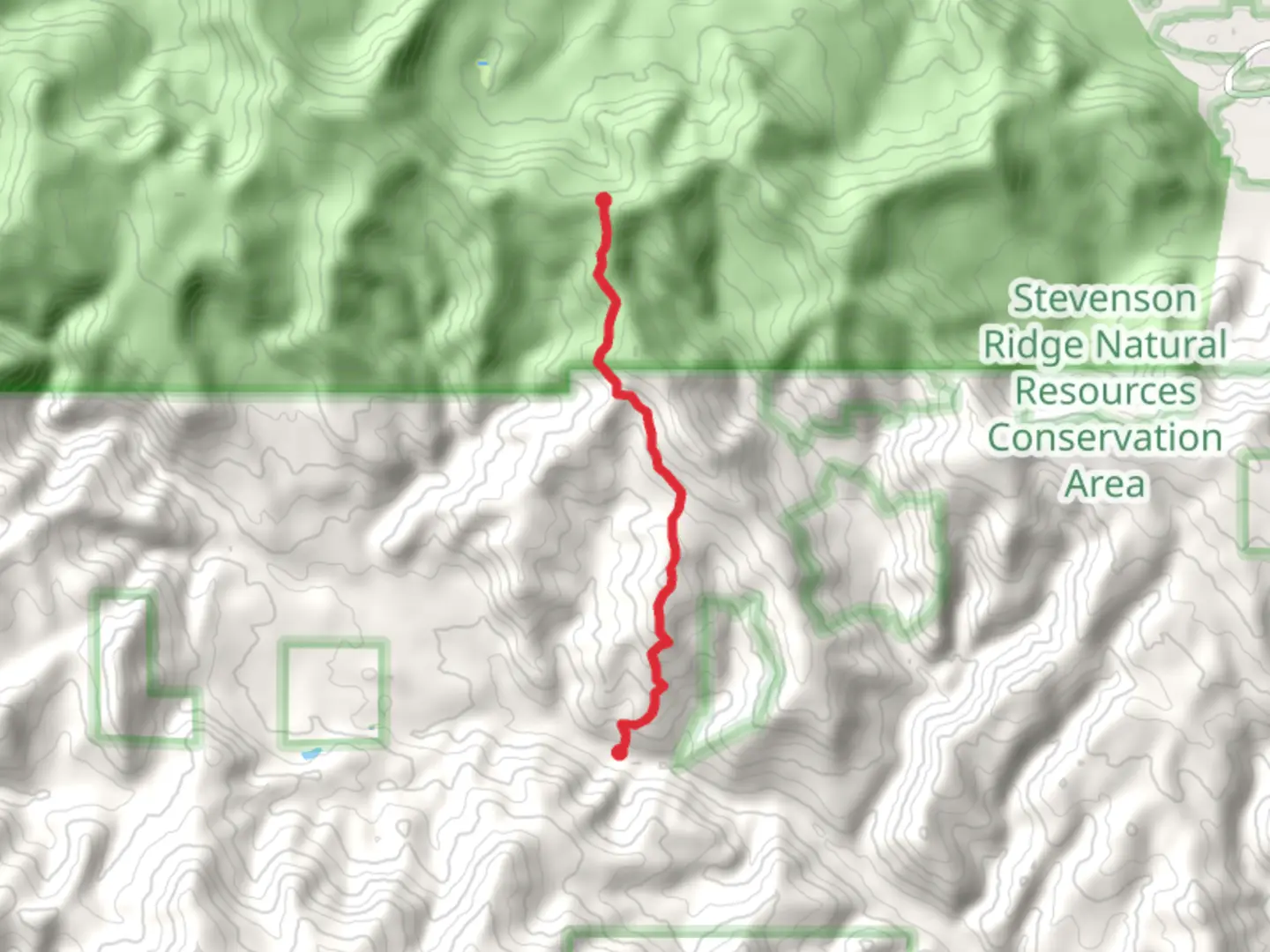 An image depicting the trail Sedum Point Trail and its surrounding area.