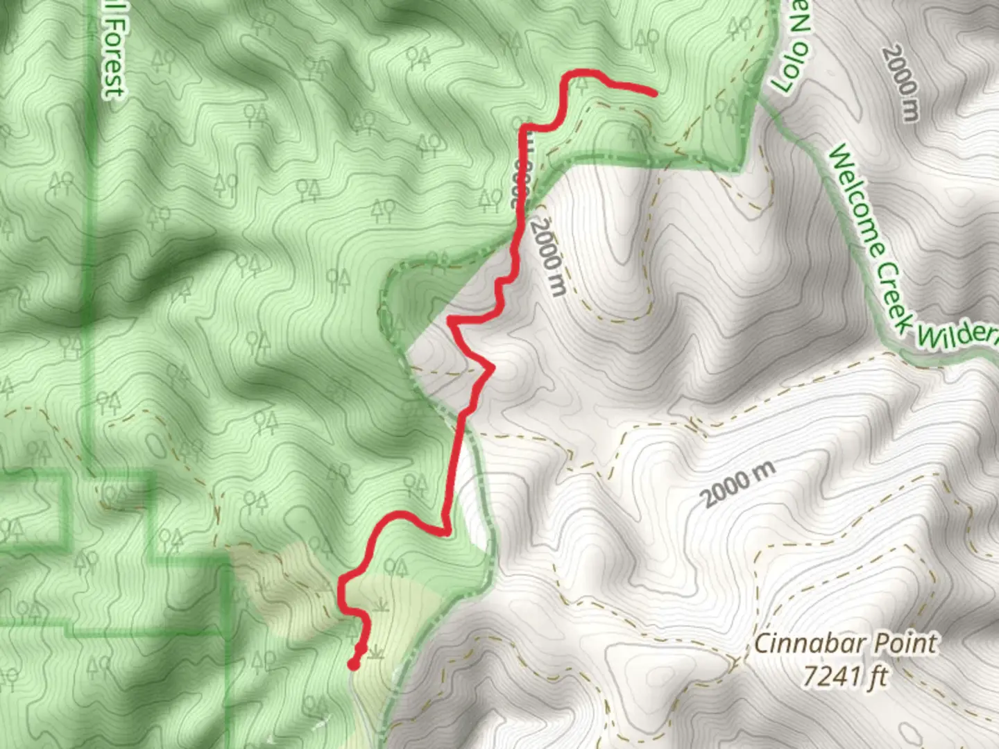 An image depicting the trail Spring Gulch - Cooney Ridge Trail and its surrounding area.