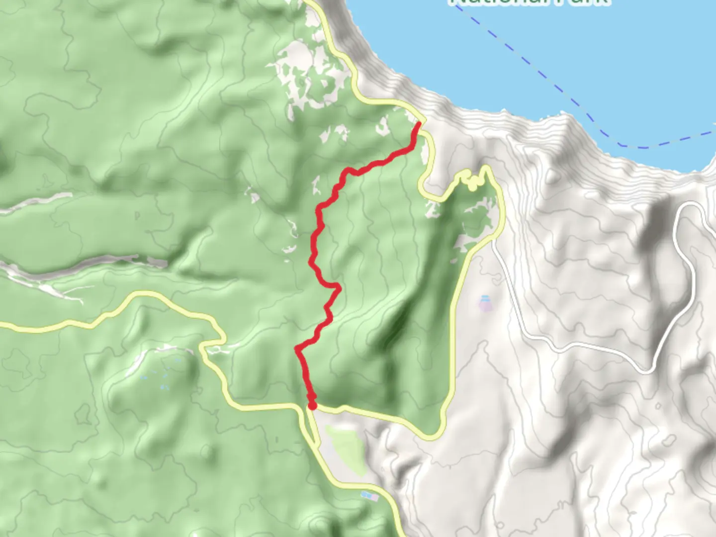 An image depicting the trail Dutton Creek via Pacific Crest Trail Alternate and its surrounding area.