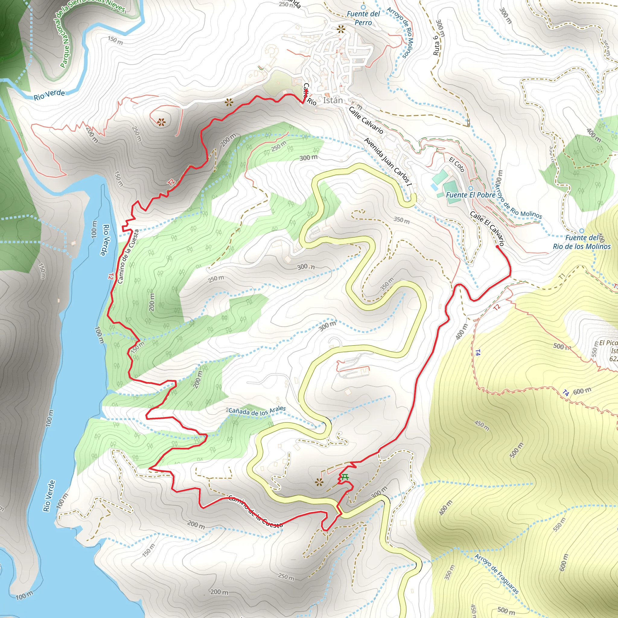 Istán - Camino de la Cuesta mobile static map