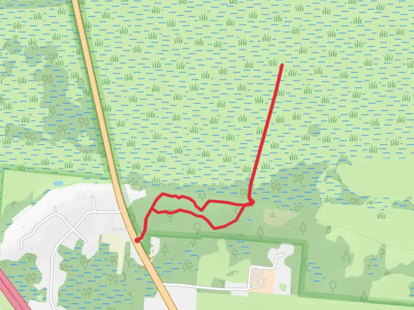 An image depicting the trail Bolen Bluff Loop Trail and its surrounding area.