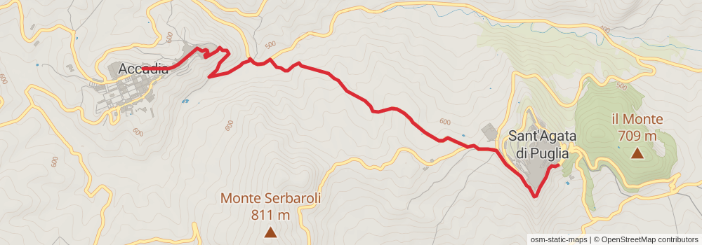 Sentiero Italia - Puglia Section stage 10 Map