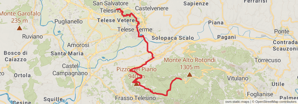Sentiero Italia - Calabria Section stage 5 Map