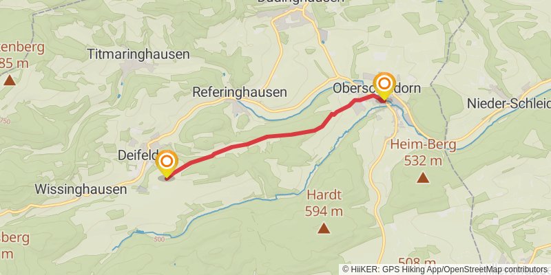 Medebacher Bergweg alt 3 Map