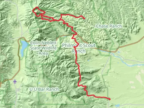 Baldy Mountain and Ute Creek and South Ponil Creek