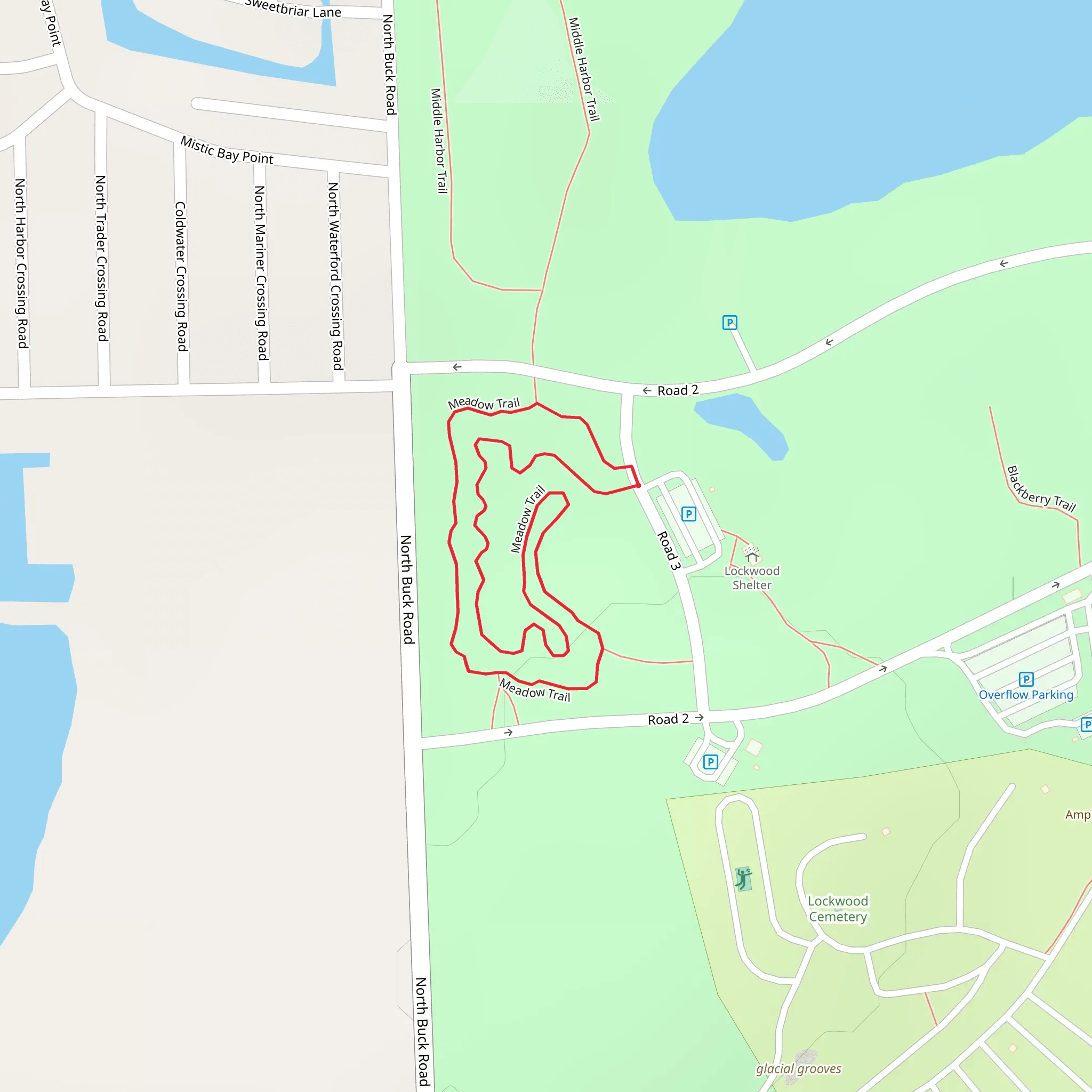 Meadow Loop Trail mobile static map