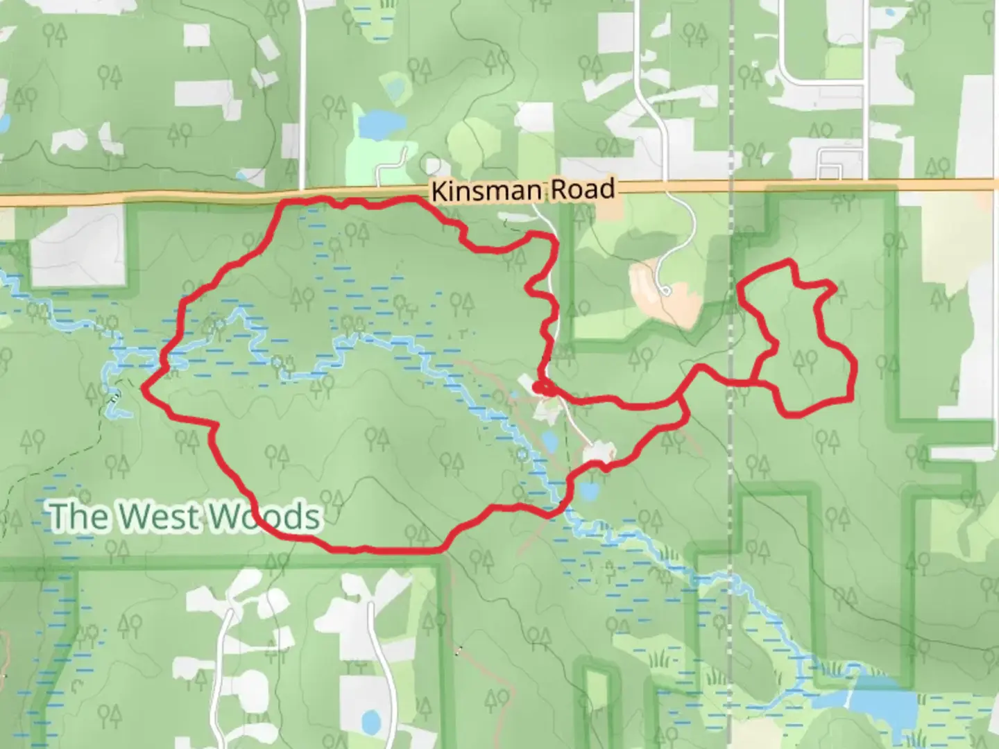 An image depicting the trail Pioneer Bridle Loop Trail and its surrounding area.
