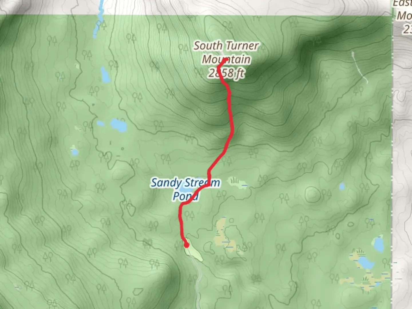 An image depicting the trail South Turner Mountain Trail and its surrounding area.