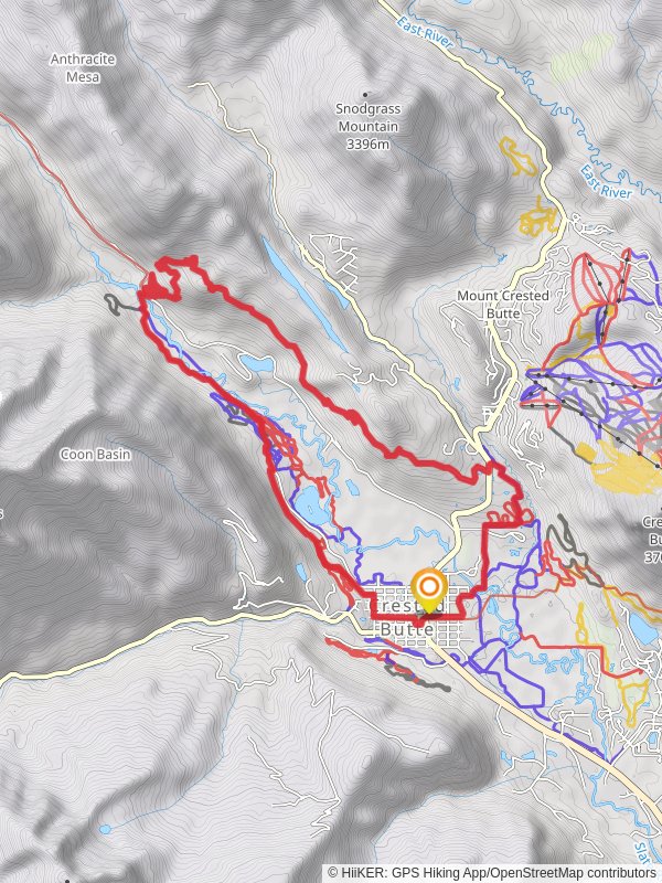 Lower Loop Upper Section and Woods Walk Loop Trail