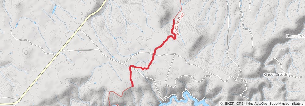 Arizona Trail stage 49 Map