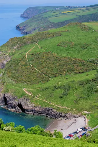 Trwyn Crou from Cwmtydu