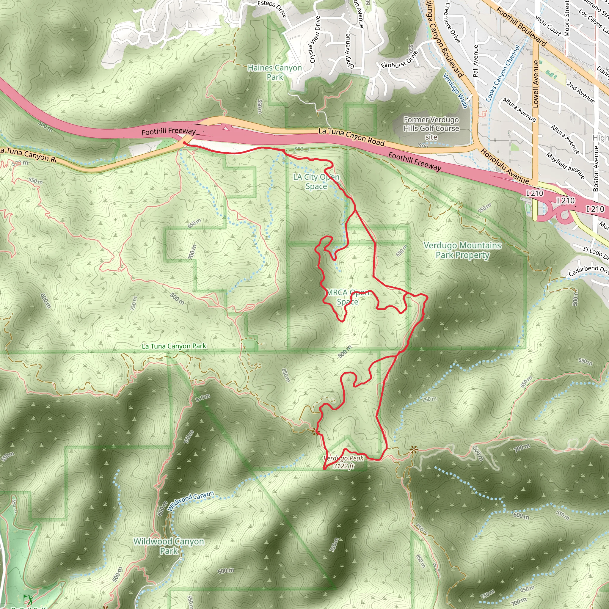Boundary Saddle Loop mobile static map