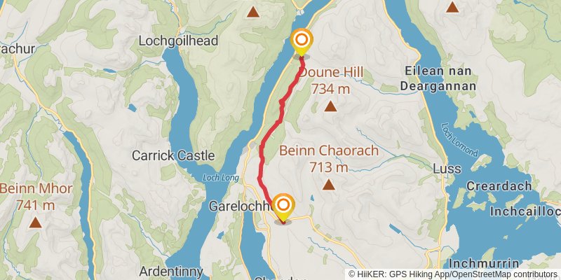 Three Lochs Way stage 2 Map