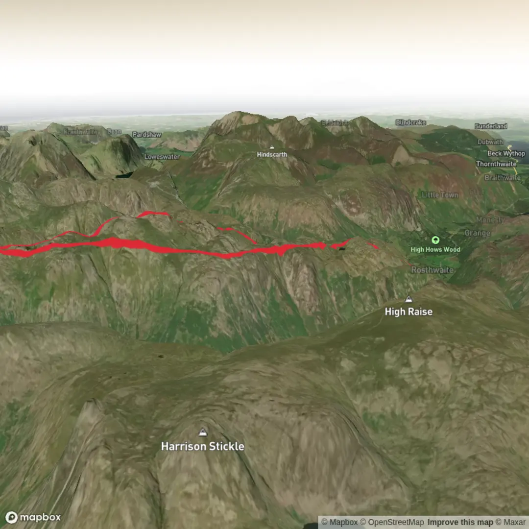 An image depicting the trail Chapel House Farm to Galamara circular and its surrounding area.