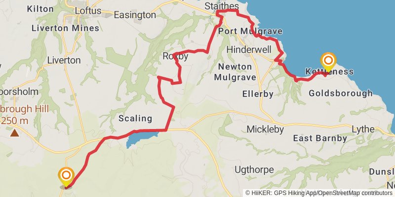 Yorkshire Round stage 25 Map