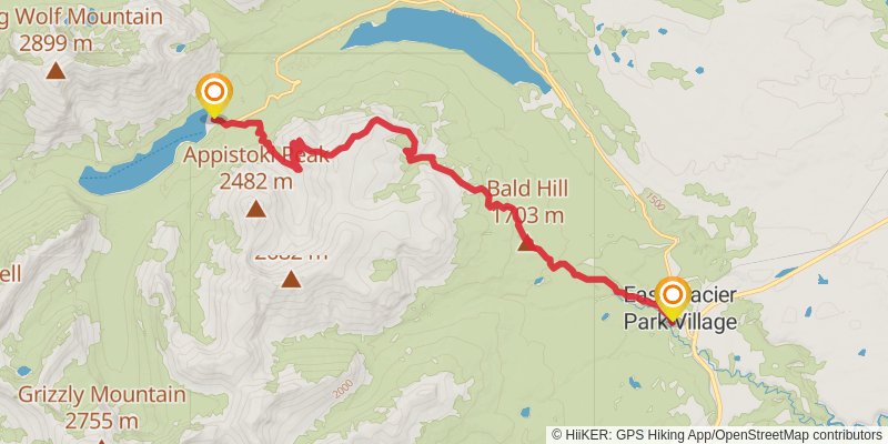 Continental Divide Trail - Montana And Idaho stage 79 Map