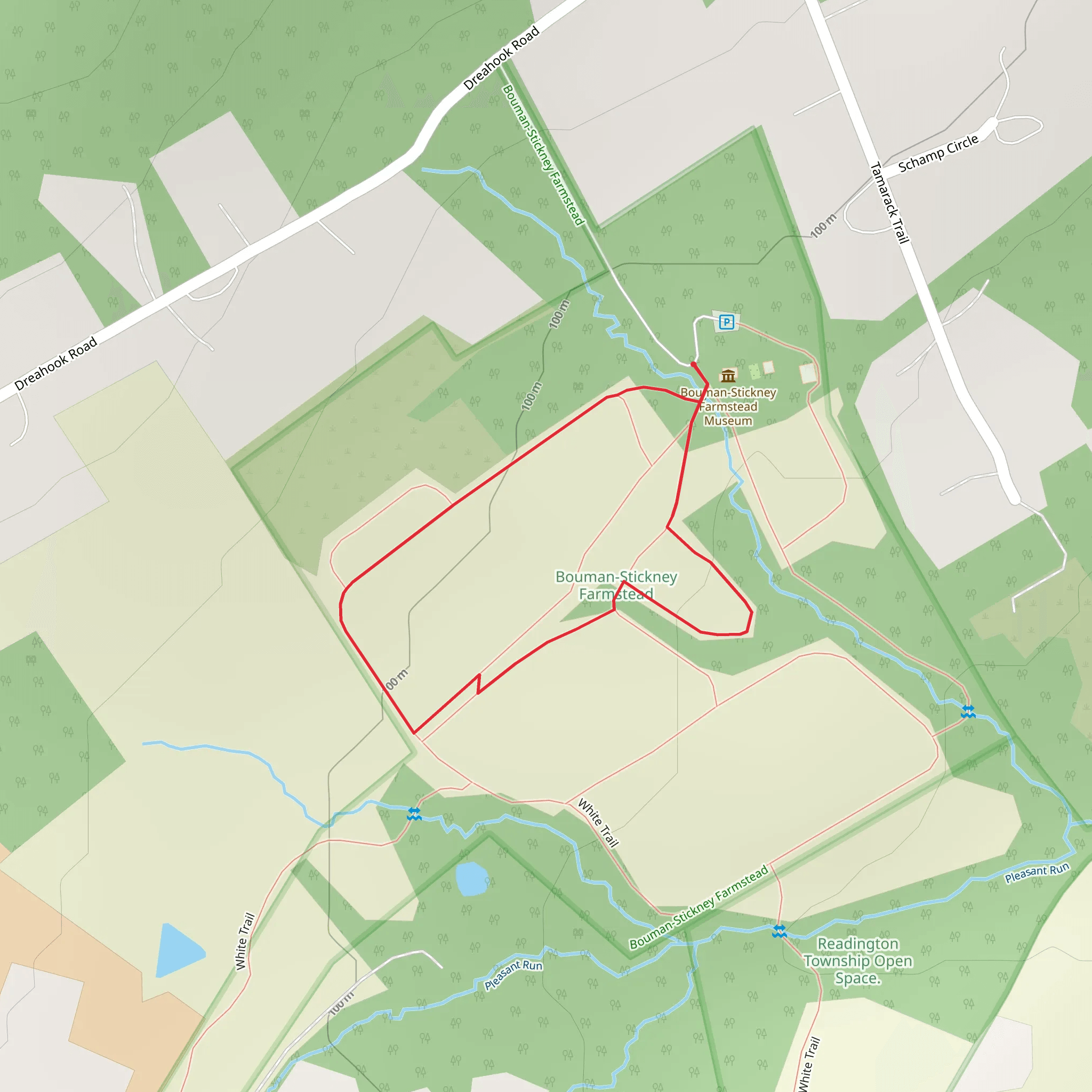 Dreahook Road Loop mobile static map