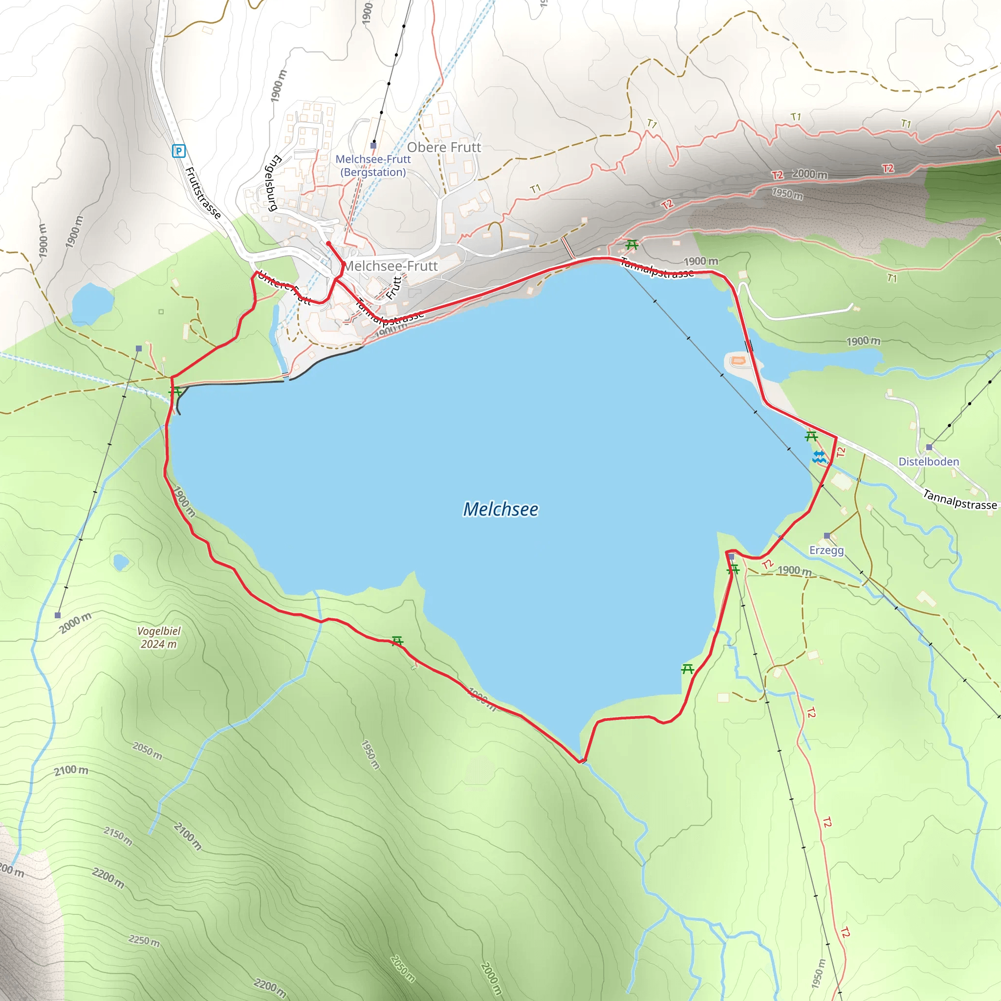 Fruttli Trail mobile static map