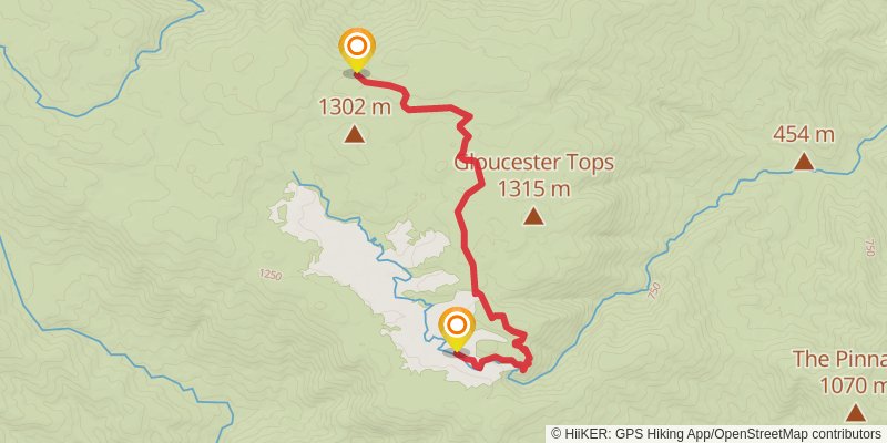 Tops to Myall Heritage Trail stage 2 Map
