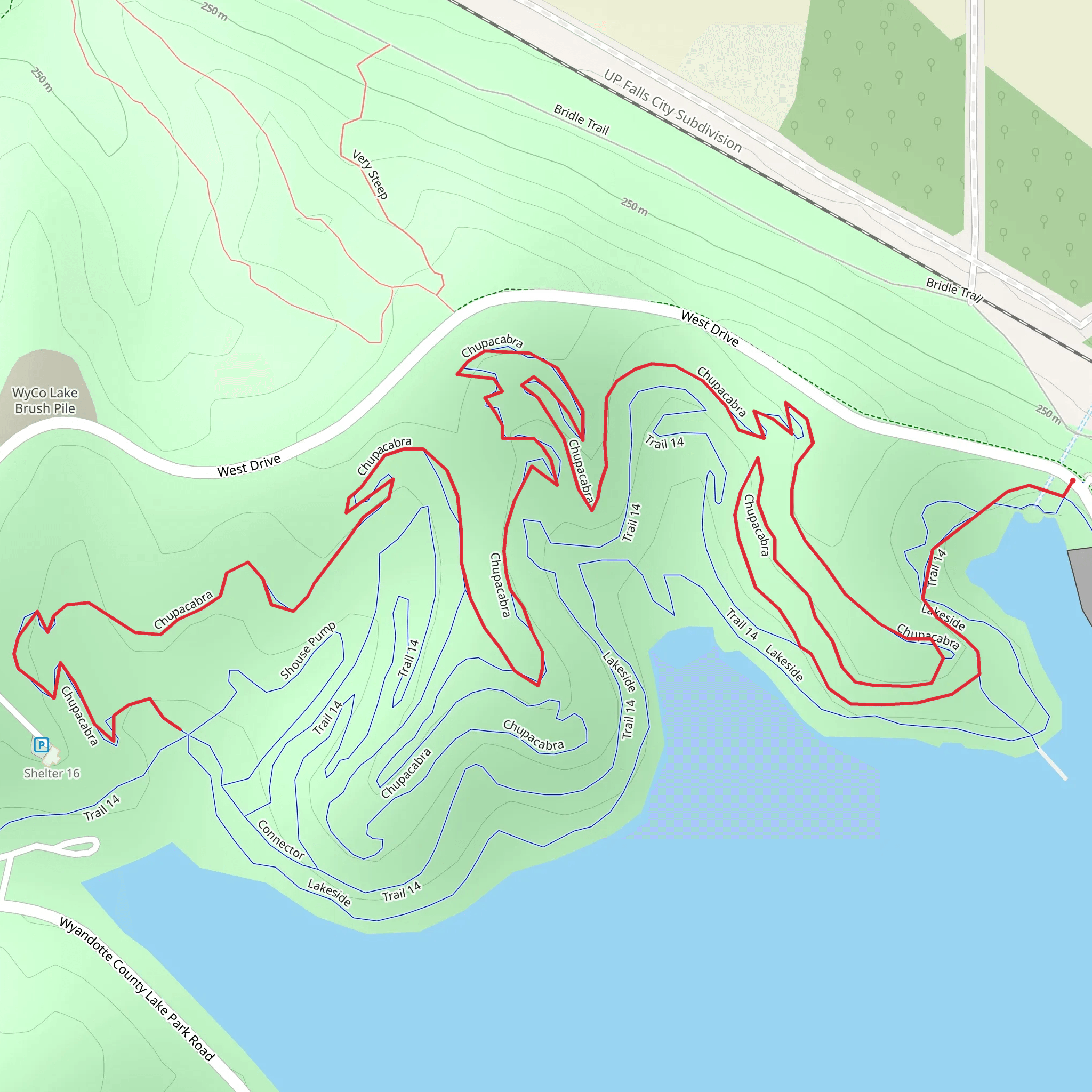 Chupacabra mobile static map