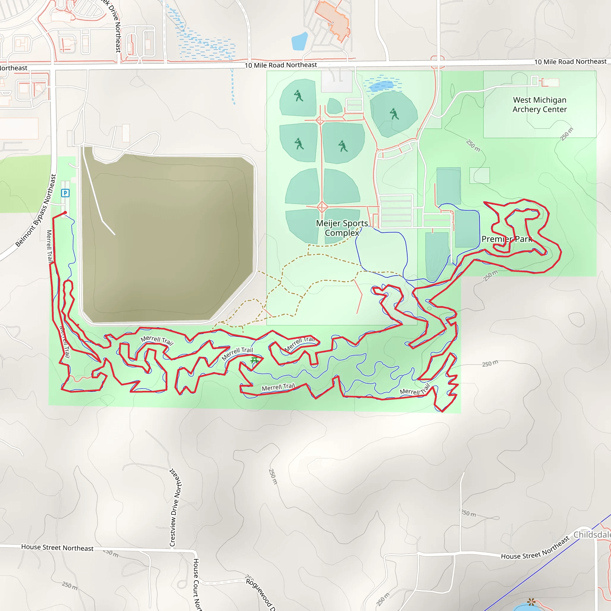 Merrell Loop Trail - Premier Park mobile static map