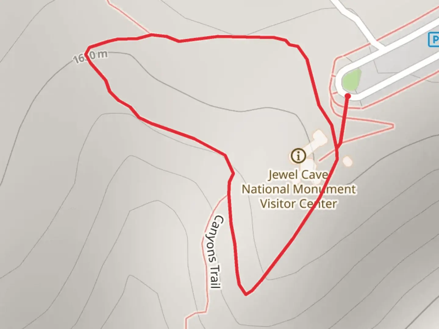 An image depicting the trail Roof Loop Trail and its surrounding area.