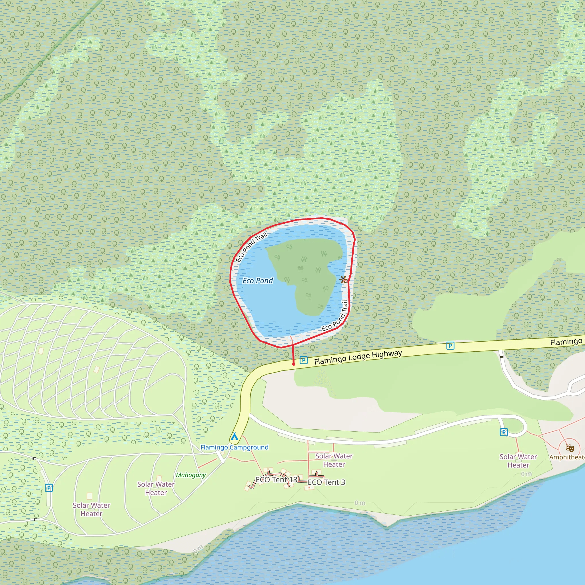 Eco Pond Loop Trail mobile static map