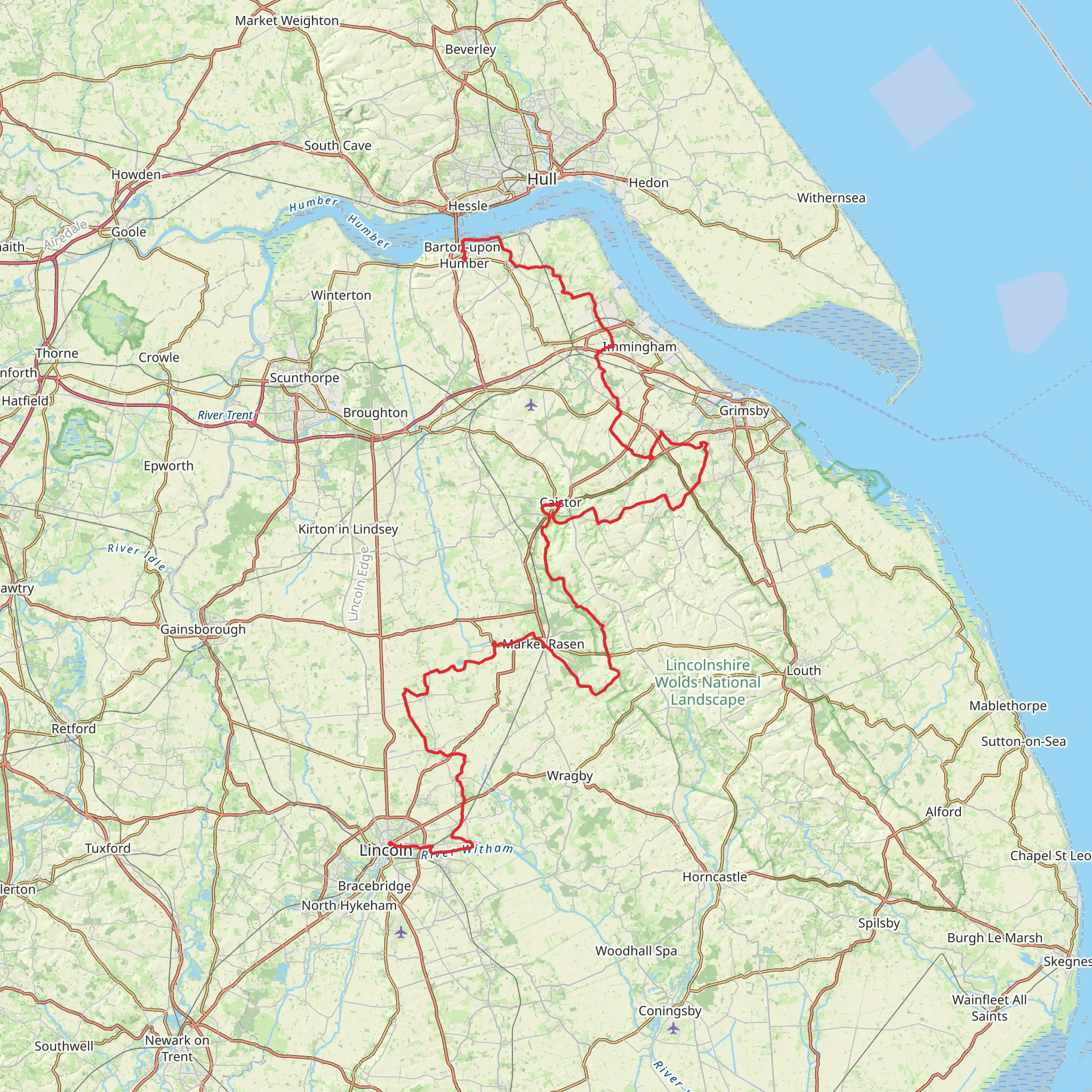 Towers Way mobile static map