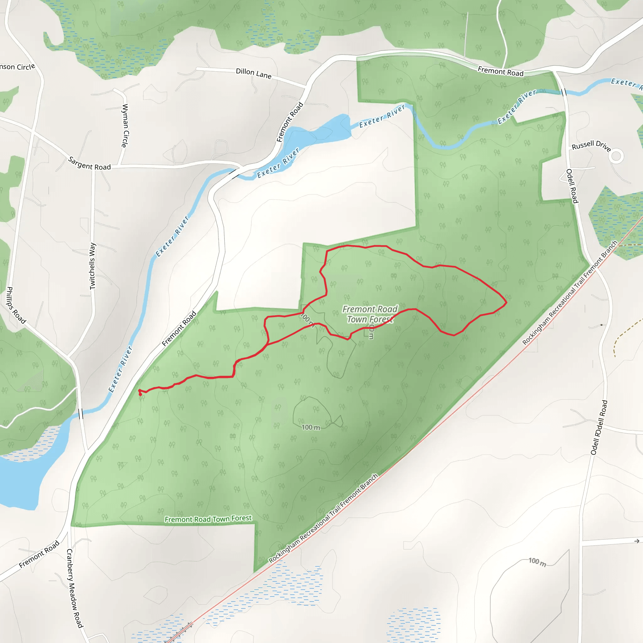Fremont Road Loop mobile static map