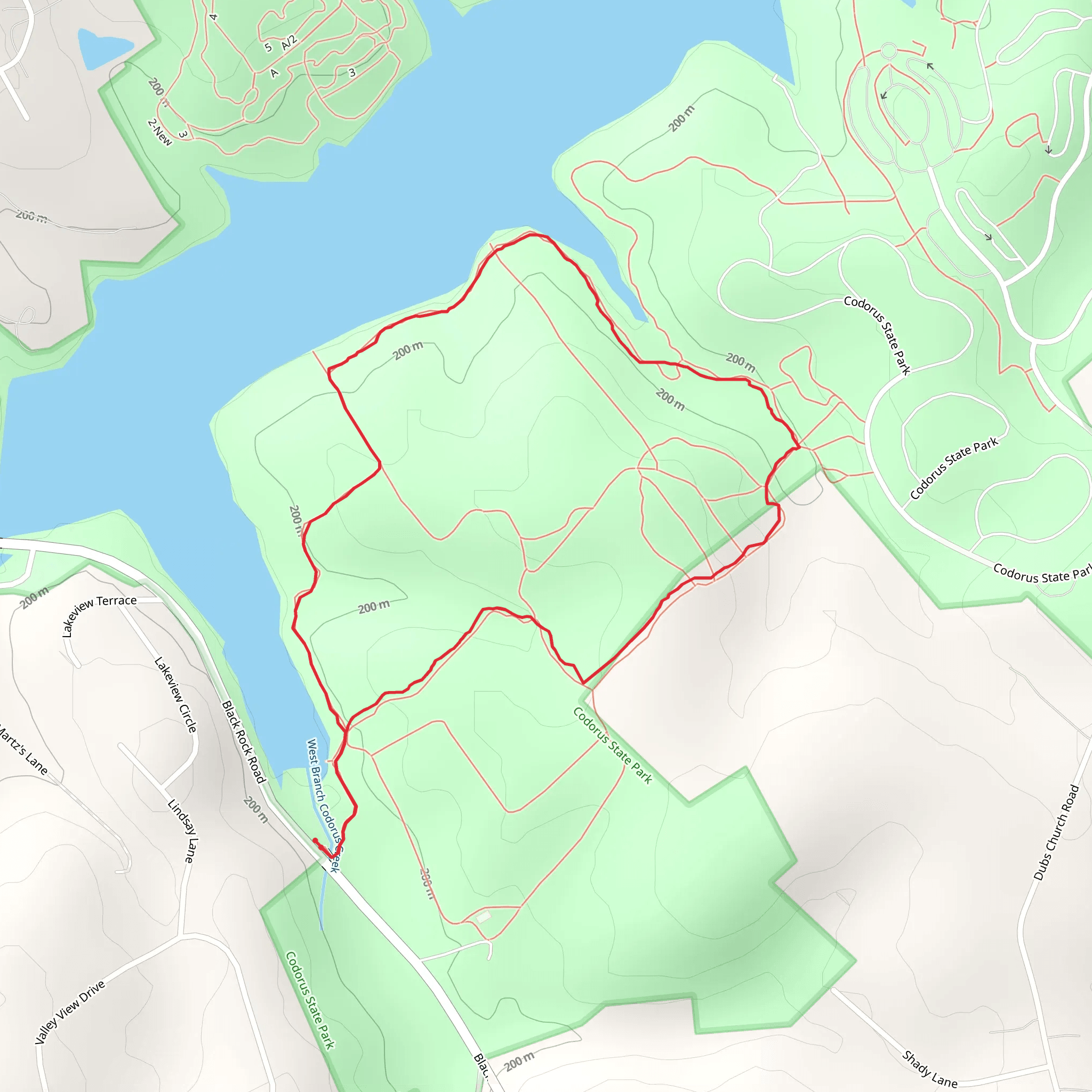 Lake Wood Court mobile static map