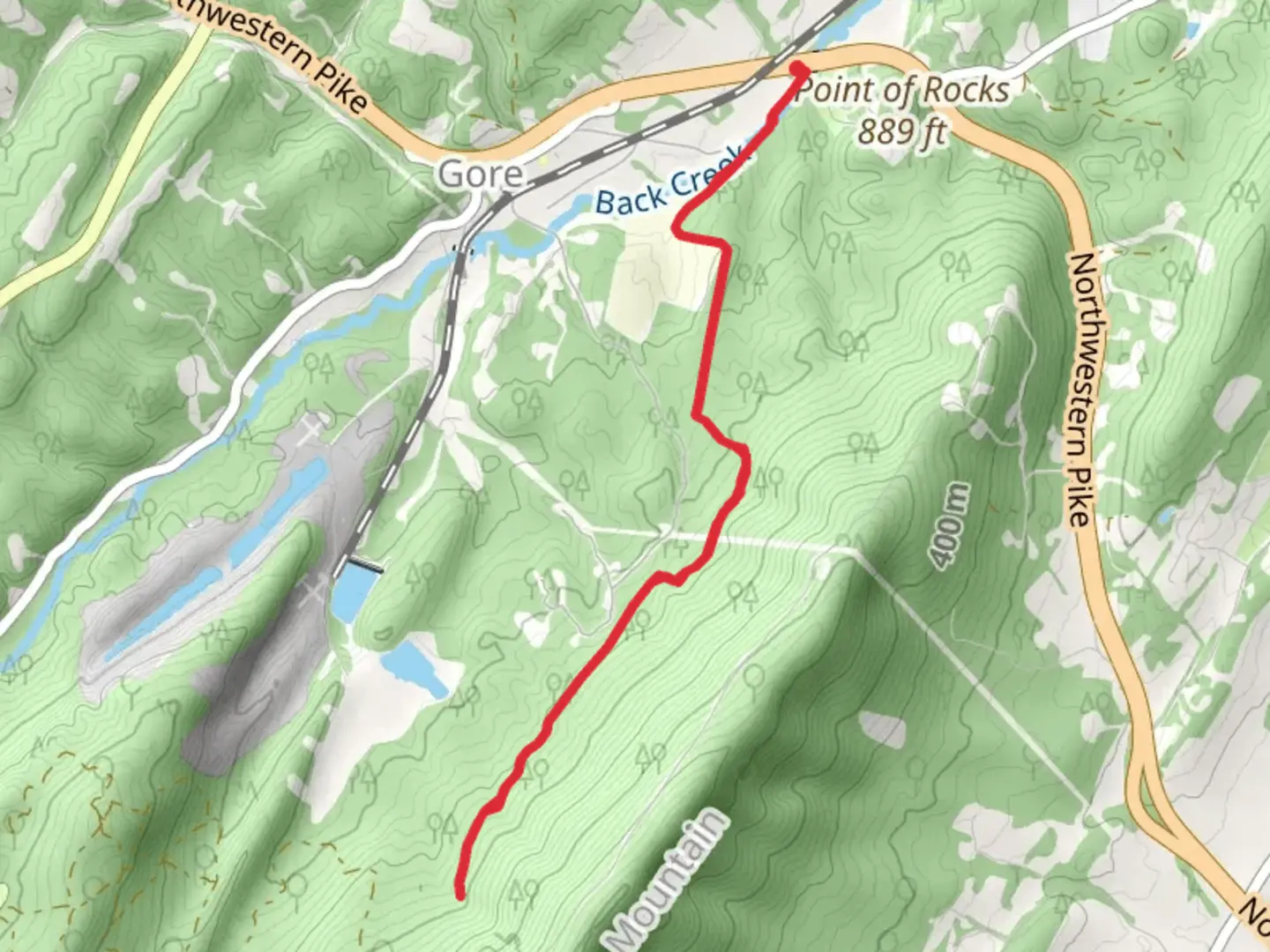 An image depicting the trail Tuscarora Trail and its surrounding area.