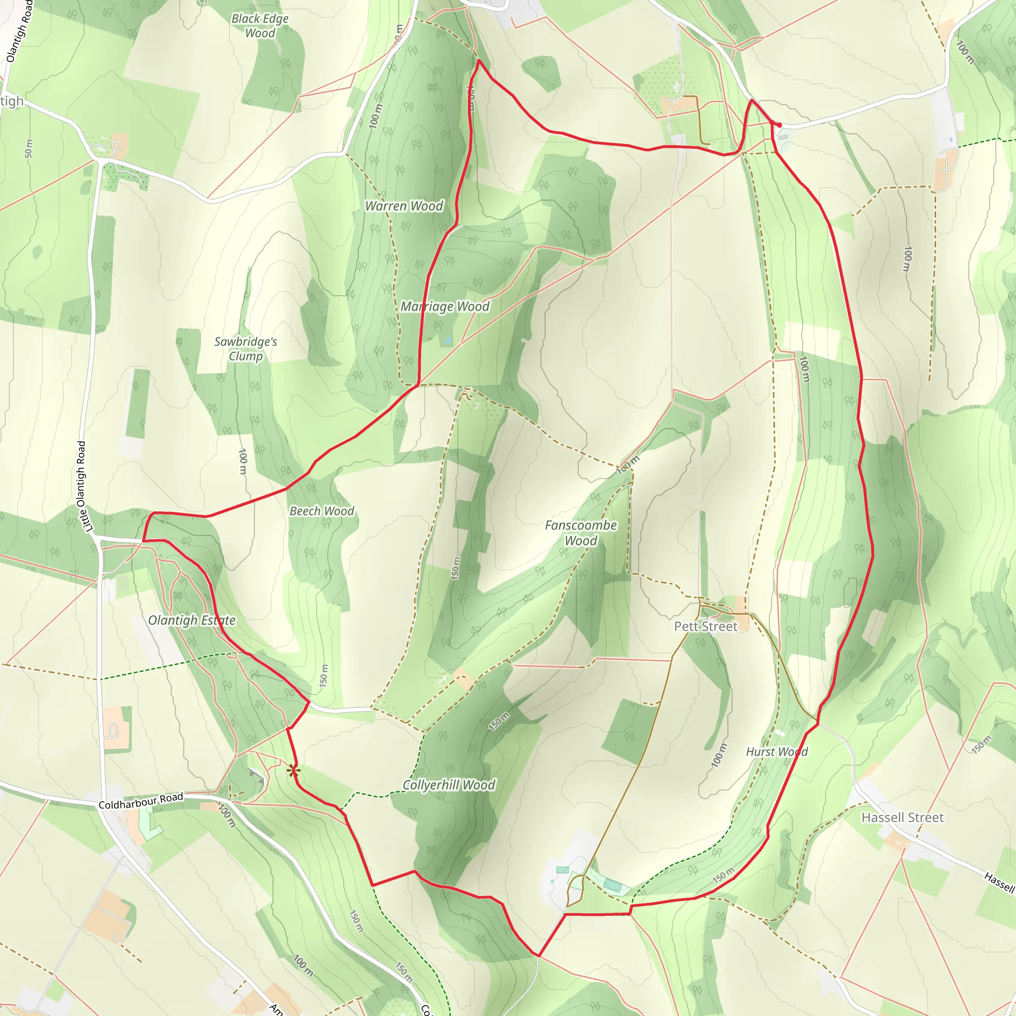 Wye Memorial Crown Loop mobile static map