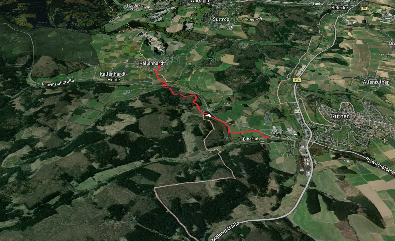 Kallenhardt to Biberbad Walk
